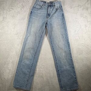 Abrand Jeans 94 High Straight Light Blue Denim High Rise Pants 26 AU 8